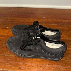 Vans Old Skool All Black Shoes Size 9